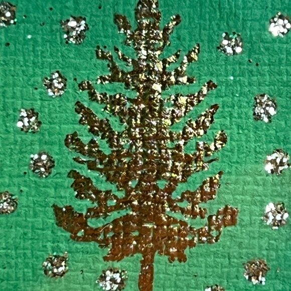 HOTEL COLLECTION Ornate Distressed Gold and Cream FRAME w/ Metallic Trees Print - Picture 7 of 11